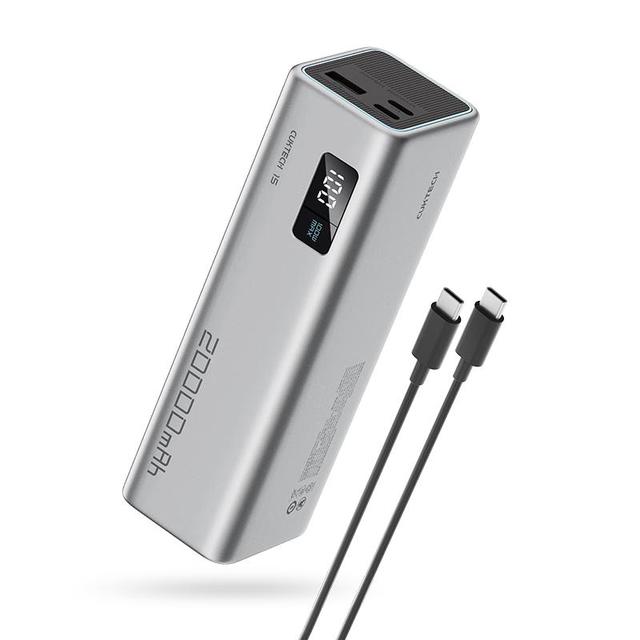 百亿补贴：酷态科 PB200 15号电能柱SE 移动电源 银色 20000mAh Type-C 100W