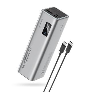 百亿补贴：酷态科 PB200 15号电能柱SE 移动电源 银色 20000mAh Type-C 100W