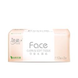 洁柔 Face系列 抽纸 3层110抽24包(330张每包)