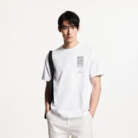 杰克·琼斯（JACK&JONES）夏季男士短袖T恤合集 本白色 225201057A06 2XL