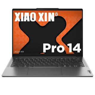 Lenovo 联想 小新Pro14 2024款 八代锐龙版 14英寸 轻薄本 灰色（锐龙R7-8745H、核芯显卡、24GB、1TB SSD、2.8K、OLED、120Hz）