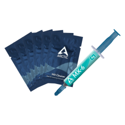 ARCTIC Arctic MX-4 CPU导热硅脂 台式笔记本显卡GPU散热硅胶导热膏 热复合散热硅脂 MX-6 4g+6片清洁布