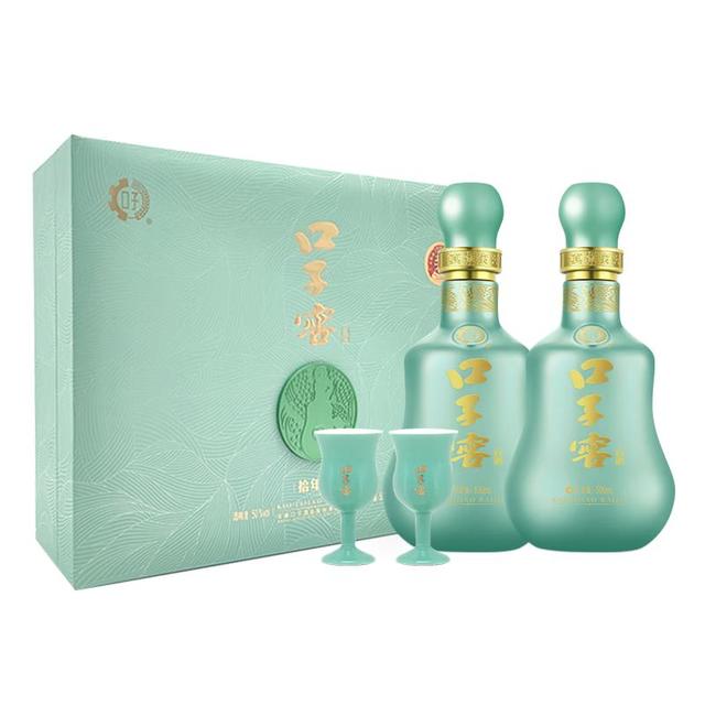 口子窖 10年50度兼香型白酒500ml*2瓶礼盒