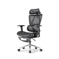 UE 永艺 MC-1151E 沃克PRO 人体工学电脑椅 黑色 带搁脚款
