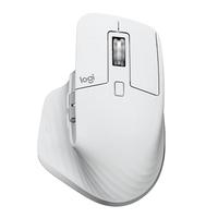 logitech 罗技 MX Master 3S 2.4G蓝牙 双模无线鼠标 8000DPI 珍珠白