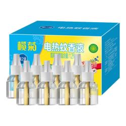 榄菊 电蚊香液6瓶+2器无香菊之语热门商品电热蚊香液电蚊香驱蚊液