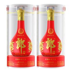 郎酒 红花郎15 酱香型 &白酒 53度 500mL*2瓶 双瓶装 （年份包装随机）