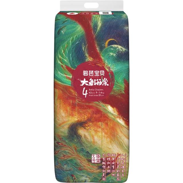 碧芭宝贝 大鱼海棠系列 纸尿裤 L38片