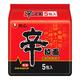 农心 辛拉面方便面 5连包