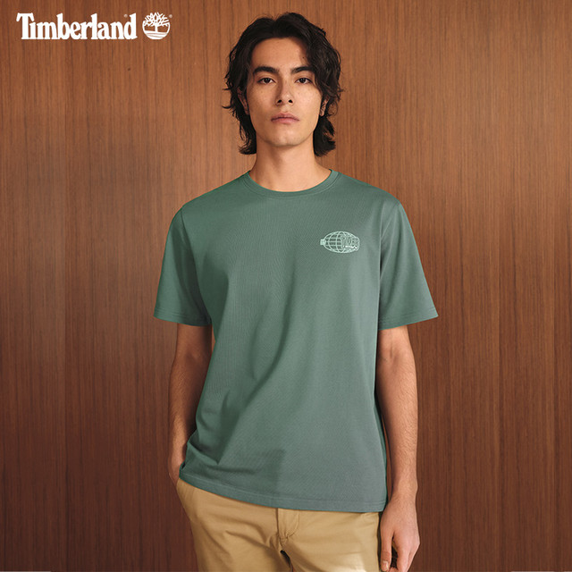 88VIP：Timberland 男女同款短袖T恤户外透气A5NYR