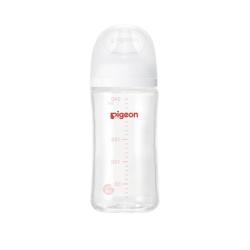 贝亲 自然实感第3代PRO系列 AA186 玻璃奶瓶 160ml S 1月+