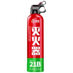 准航 车载灭火器汽车家用水基灭火器瓶国家消防3C认证器材21B便携620ml