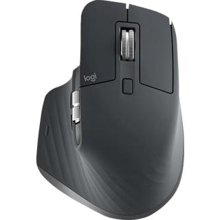 罗技 MX Master 3S 2.4G蓝牙 双模无线鼠标 8000DPI 石墨黑