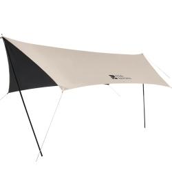 牧高笛 MOBIGARDEN）俊庭黑胶天幕 户外露营蝶形防晒遮阳布 PO400