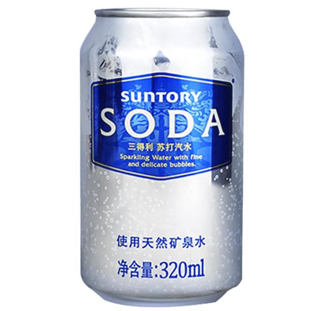 三得利 苏打水 320ml*24罐 箱装