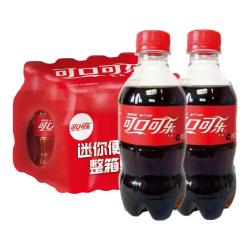 可口可乐 汽水碳酸饮料 300ml小瓶装系列饮料指数 可乐300ml*6瓶