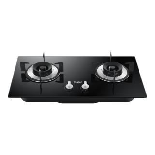 海尔 燃气灶 家用天然气灶5.2KW宽频火力台嵌两用节能双眼灶具熄火保护钢化玻璃猛火天然气 5.2KW