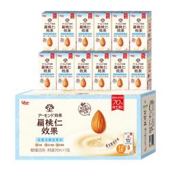 格力高 扁桃仁效果无糖味巴旦木奶扁桃仁奶植物奶250ml*12盒