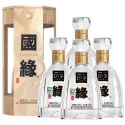 今世缘 国缘四开 幽雅醇厚型高端白酒 42度 500ml*4瓶整箱宴请送礼江苏版