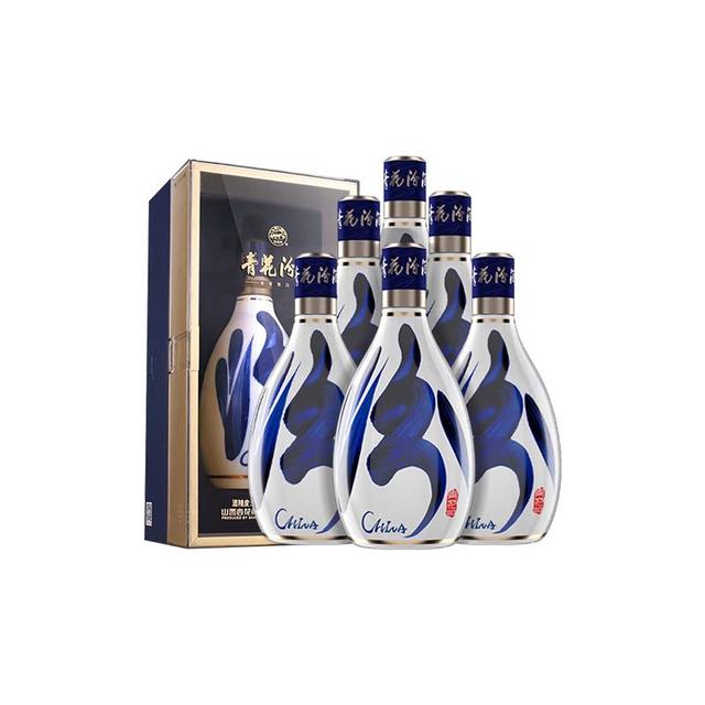 汾酒青花30 复兴版53%vol 清香型白酒500ml*6瓶整箱装【报价价格评测