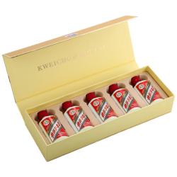 茅台 飞天 金色条盒装 酱香型白酒 53度 50mL*5瓶