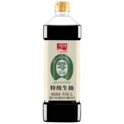 加加 380天零添加特级生抽 1L 塑料瓶装