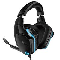 logitech 罗技 G633S 耳罩式头戴式降噪有线耳机 黑色 3.5mm/USB口