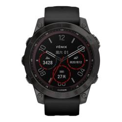 佳明 Fenix 7 运动手表 010-02540-28 碳黑色 42mm DLC旗舰版