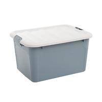 Citylong 禧天龙 X-6347 收纳箱 41L*3个 雾霾蓝