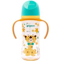 Pigeon 贝亲 自然实感第三代FUN系列 AA223 PPSU奶瓶 彩绘款 330ml 绅士豹 L码 6月+