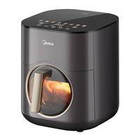 移动端、京东百亿补贴：美的 免翻面6.5升炎烤大容量上下双热源可视家用多功能 6L MF-KZC6053