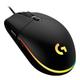 罗技 G102 二代 有线鼠标 8000DPI RGB 黑色