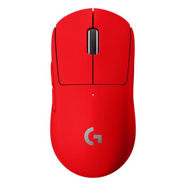 罗技 logitech GPW 二代 金刚版 2.4G Lightspeed 双模无线鼠标 44000DPI 红色