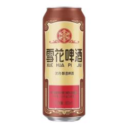 雪花 老雪花闷倒驴 黄啤 500ml*12罐
