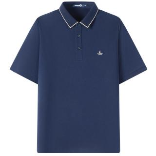 navigare 凉感面料 翻领短袖Polo衫