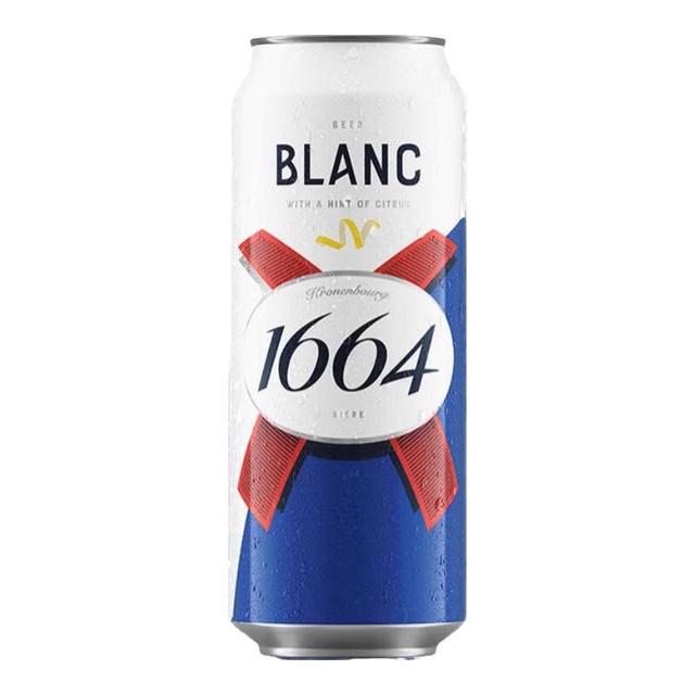 1664凯旋 1664白啤酒500ml*12罐精酿啤酒小麦风味啤酒整箱装礼盒装 新春送礼