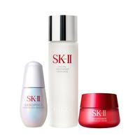 SK-II 护肤套装 (护肤精华露75ml+光蕴臻采焕亮精华露30ml+致臻赋能焕采精华霜50g)