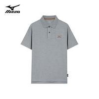 美津浓 Mizuno户外短袖T恤男半袖polo衫上衣男士夏季保罗衫透气舒适百搭休闲服