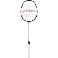 李宁（LI-NING）羽毛球拍雷霆小钢炮全碳素进攻型超轻高磅单拍黑色4U 已穿线 黑色4U【已穿线24磅】