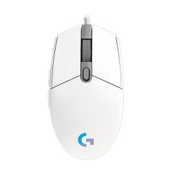罗技 G102 二代 有线鼠标 8000DPI RGB 白色
