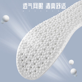 乐拓行（LEOTOWXIN）踩屎感运动鞋垫软弹舒适高弹减震透气吸汗不闷脚AJ运动鞋垫 2双装-【柔软舒适-灰色款】 4142码 可裁剪更贴合鞋型