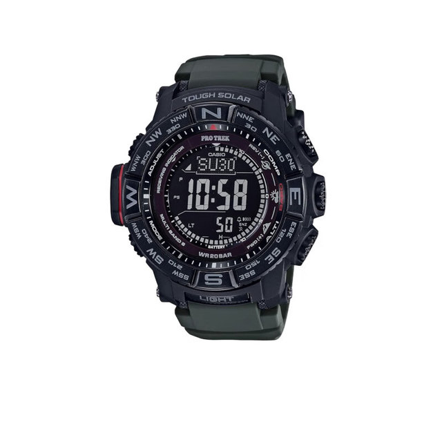 CASIO 卡西欧 PROTREK男士太阳能户外运动腕表 PRW-3510Y-8CR