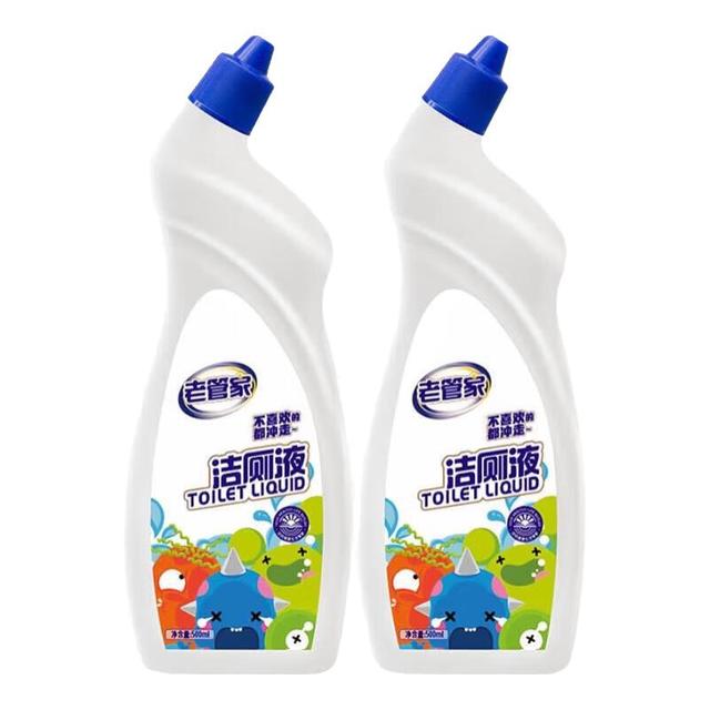 老管家 洁厕灵液家用清香型 除垢清香型500ml*2瓶