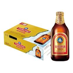 青岛啤酒 小棕金296ml*24瓶整箱 整箱啤酒 296mL 24瓶