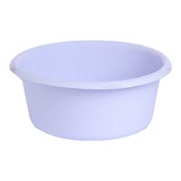 茶花 塑料盆洗脸盆加厚加深家用加深学生宿舍洗衣服盆子洗脚盆塑料盆 1个装36cm紫色 加厚加深