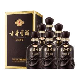 古井贡酒 年份原浆古5 浓香型白酒 50度 500mL*6瓶 非原箱年份随机