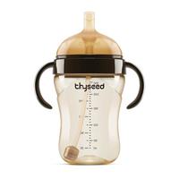 世喜 儿童吸管杯 300ml 棕色