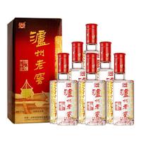 LUZHOULAOJIAO 泸州老窖 六年窖头曲 52%vol 浓香型白酒 500ml*6瓶 整箱装