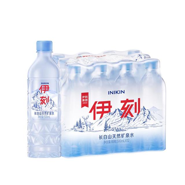 伊刻 伊利INIKIN伊刻矿泉水12*500ml 天然弱碱性 会议办公便携