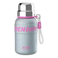 哈尔斯王源同款保温杯316不锈钢高颜值大容量潮酷便携水杯2024 钛金黄【赠杯刷】 600ml